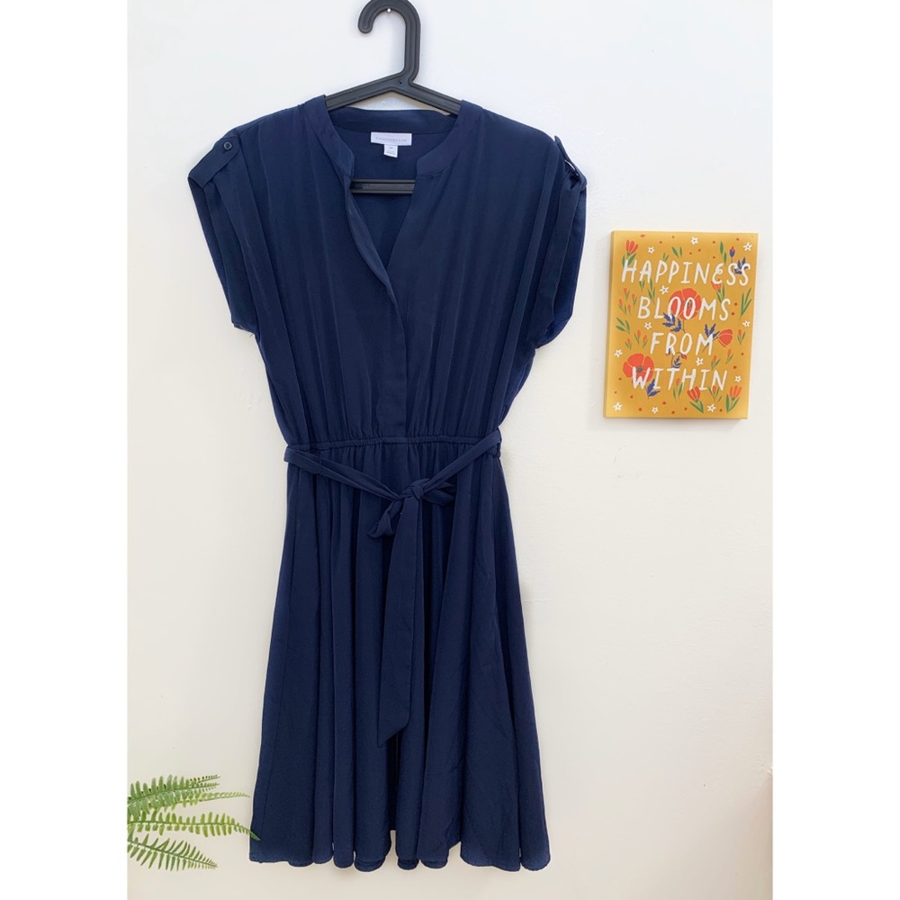Charter Club | Navy Petite Flare Dress